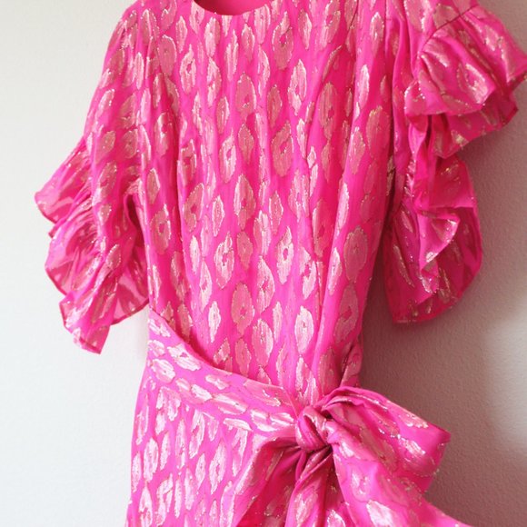 Lilly Pulitzer Darlah Silk Wrap Dress - Picture 8 of 11